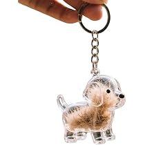 リスと犬のホルダー Amazon.co.jp: [AOSAIXIS] 1ピースキーホルダー、ペットの毛の記念品