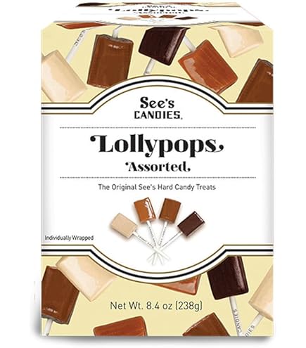 Amazon.co.jp: See's シーズ ロリーポップス キャンディー バラエティ