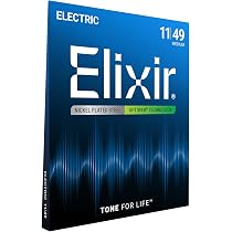 【中古】（非常に良い）Elixir エリクサー エレキギター弦 OPTIWEB Medium .011-.049 #19102 （国内） 61q1LLwwmTL._AC_UL210_SR210,