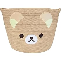 Amazon.co.jp: ティーズファクトリー リラックマ ロープバスケット L