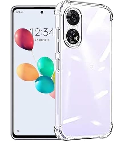 Amazon.co.jp: For Libero 5G III (A205ZT) 対応 ケース 透明 クリア