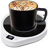 【飲み物がずっとアツアツ】 カップウォーマー 保温コースター コーヒーウォーマー 3段階温度設定 切タイマー 自動電源オフ カップヒーター ドリンク保温器 急速加熱 オフィス 職場 デスク 卓上 プレゼント ギフト ホワイト