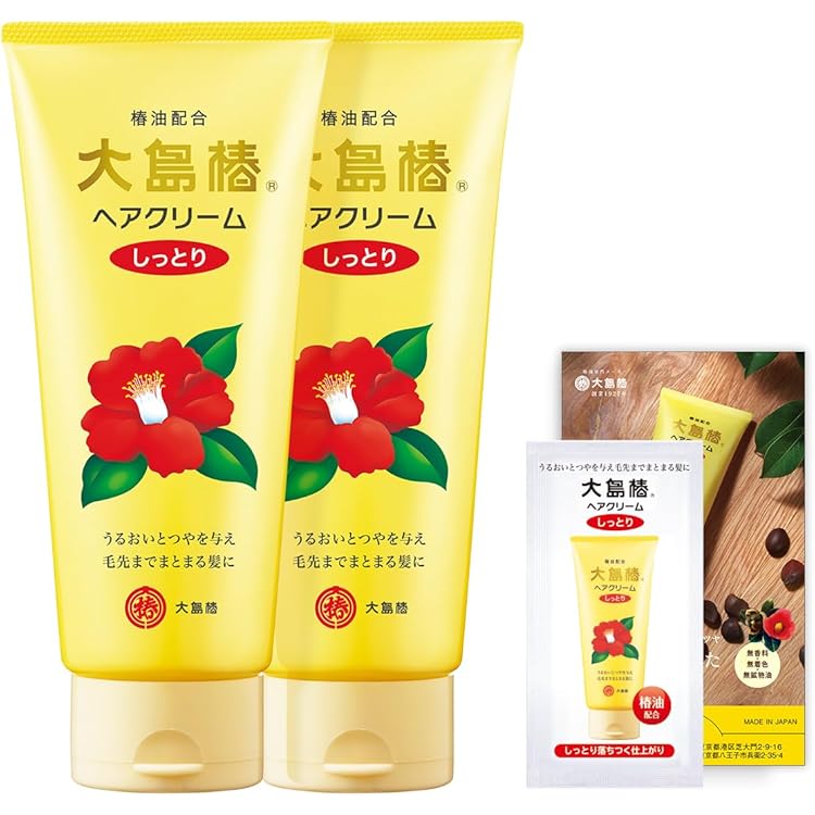 Amazon.co.jp: 大島椿 ヘアクリーム しっとり 160g (髪の量が多い方 髪