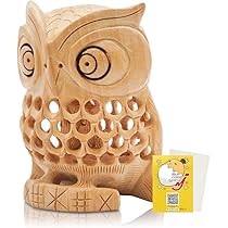 Amazon.co.jp: マックスコスメジャパン フクロウ 梟 福籠招福 置物