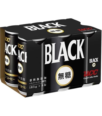 Amazon.co.jp: UCC BLACK ブラック無糖コーヒー 缶185g×30本入【×2