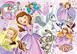 テンヨー(Tenyo) チャイルドパズル ディズニー ちいさなプリンセスソフィア ソフィアとあたらしいおともだち 60ピース こども向けパズル DC-60-135 抗菌コート おかたづけ専用カバー付き 4才以上