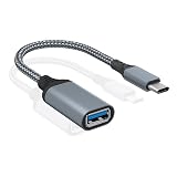 ALLVD OTGケーブル Type-C 変換 アダプタC USB 変換 USB3.0メス 高速転送 メモリマウスのキーボードに接続できますゲームパッド Android スマートフォン タブレット OTG ケーブル タイプC 変換コネクター (グレー)