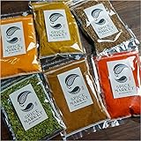 スパイス 6点セット コリアンダーパウダー ターメリックパウダー 唐辛子パウダー クミンシード クミンパウダー 各1袋100g カスリメティ 1袋10g 基本のスパイスセット