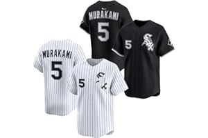 対応ホワイトソックス 最新 村神、シカゴに降臨！村上宗隆 野球ユニフォーム 大人/子供用 5番 試合 野球 夏服 男女兼用 通気性快適 練習 半袖 応援服 記念 ジャージー 全年齢 非公式