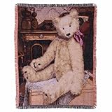 Gund Baby Teddy Bear Throw Blanket, Tapestry (Discontinued by Manufacturer) by GUND [並行輸入品]