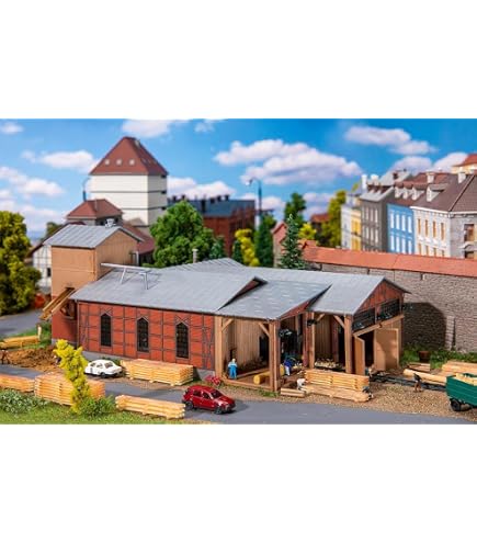 Faller 222205 – Maquette Mine De Charbon – Échelle N – Kit De Construction 93 Pièces – Bâtiment Ferroviaire – Dès 14 Ans