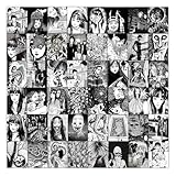 伊藤潤二 富江 ステッカー フォトステッカー 183枚入り キャラ シール 手帳 日記 手紙 子供 防水 おしゃれ DIY ステッカー 自転車 パソコン スーツケース オートバイ アニメグッズ 3~8cm [並行輸入品]