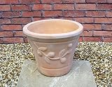 人気のベトナム鉢 植木鉢 シャルロア (M30) テラコッタ 素焼き鉢 陶器鉢 園芸 ガーデニング おしゃれ これまでの洋風ガーデンとは一味違った空間を演出します