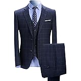 [YFFUSHI] スーツ メンズ スリーピース チェック S-6XL 6柄 ビジネス スーツ