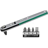 アネックス(ANEX) ラチェットドライバー 超薄型ヘッドオフセットタイプ ストレート型 ビット5本組 No.425-5B