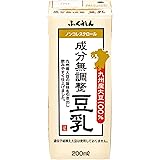 九州産大豆成分無調整豆乳 200ml×24本