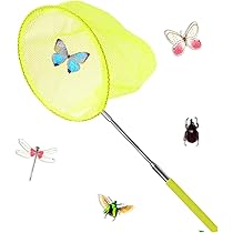 あみむし様 Amazon | PureSino 虫取り網 伸縮自在虫取り網 魚取りあみ 昆虫