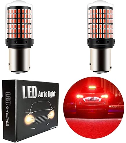 ✨現品限り✨車用ブレーキテールランプ 2 個 12V LED Amazon | OPPLIGHT S25ダブル LED ブレーキランプ 赤 レッド