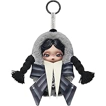 Amazon.co.jp: POP MART SKULLPANDA x Wednesday ぬいぐるみ