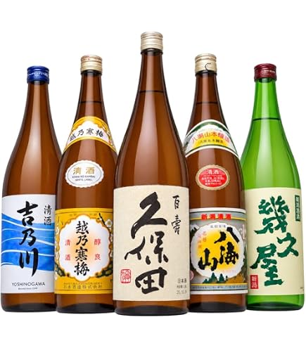 Amazon.co.jp: 日本酒 一升瓶 720ml 5本 セット 人気 安い 5千円