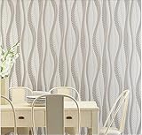 (ブルーミング・ウォール) Blooming Wall 特厚モダン 不織布 リーフフローパターン 壁紙 ウォールペーパーロール リビング 寝室用 39063 57 Sq. Ft/Roll or 5.3