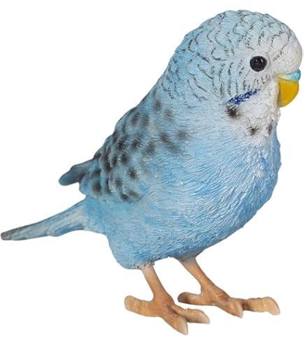LOVE BY e.m.☆青インコ&緑インコのリング☆10号美品 Amazon.co.jp: ウービア 縁飾り 水色セキセイインコ 18.5×6×12