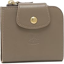 IL BISONTE 二つ折り財布 グレー IL BISONTE - イルビゾンテ 二つ折り財布 クロコ グレー