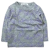 《初夏春秋対応》 ☆BateauBleue(バトーブルー) 天竺自転車総柄長袖Tシャツ 90cm /MG NO.AH-1741414