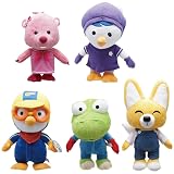 ポロロ ぬいぐるみ 韓国 ぬいぐるみ キャラクター 韓国国民的アニメ 子供たちの大統領 韓国キャラクターグッズ (ペティ)