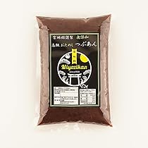 Amazon | 宮地館 おためし 高級 つぶあん 500g 北海道十勝産