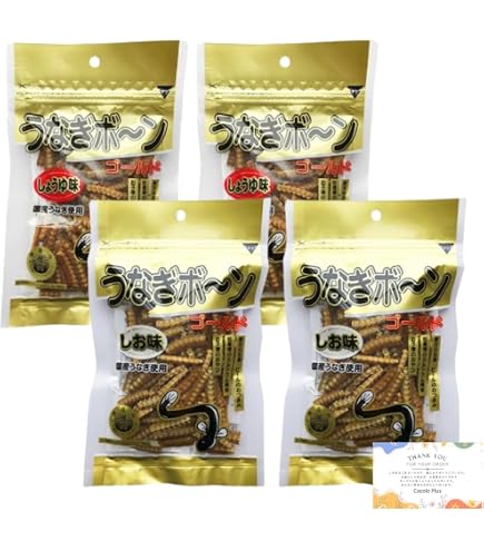 Amazon | 【魅惑の2袋セット】敷島屋 うなぎボーン しお味・しょうゆ味