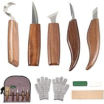 カービングナイフ？ セット 木製ケース付き Amazon | BeaverCraft、スプーンカービング用ウッドカービング