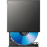 ロジテック 外付け ブルーレイドライブ Blu-ray USB3.2 Gen1 スリム 再生 ＆ 書込みソフト付 UHDBD対応 Win/Mac ブラック LBD-PWB6U3CSBKE