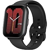 Amazfit Active スマートウォッチ 14日間持続ロングバッテリー 音楽保存 通話機能 24時間健康管理 心拍数 睡眠 ストレス GPS内蔵 ナビゲーション ZeppCoach 120種類スポーツモード Line通知 アプリ通知 5atm防