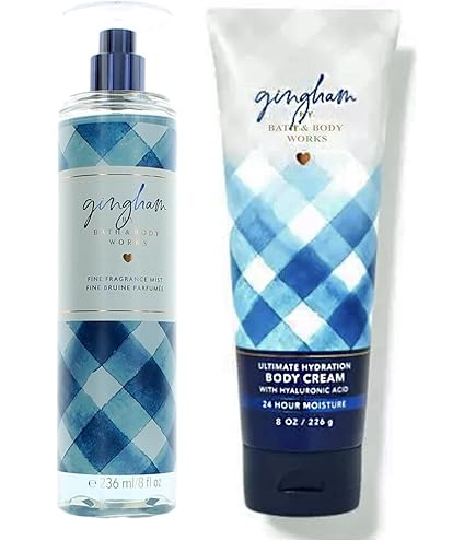 Amazon | Bath and Body Works - Gingham - The Daily Trio Gift Set