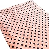 国産 【 日本製 】 ベビー 敷き 布団 カバー ファスナー タイプ 75cm×125cm お昼寝布団カバー ガーリードット ピンク