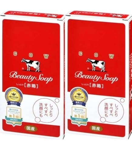 Amazon | 牛乳石鹸 カウブランド 赤箱 100g 6個入 x3 | カウブランド