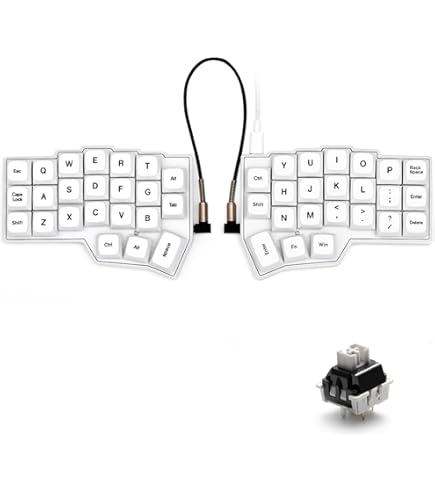 Amazon | 人間工学に基づいた分割キーボードキット Corne V4 カスタム