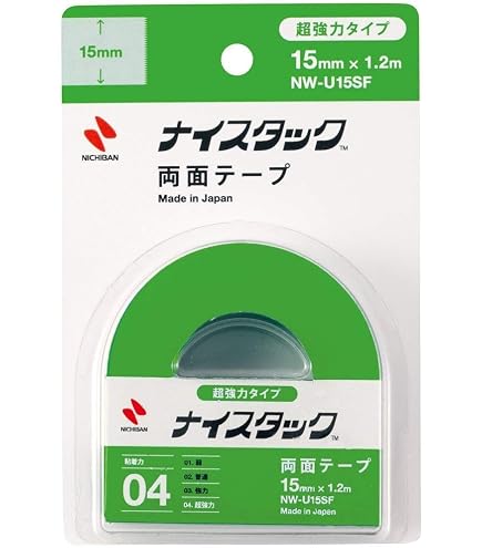 Amazon | ニチバン 両面テープ ナイスタック (超強力) 15mm×1.2m NW