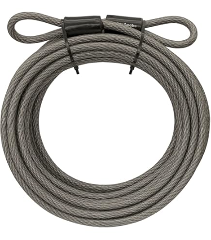 Heavy-Duty 15FT Security Cable With Loops - 10Mm (3/8 Inch) Cut-Resistant Braide - View #8