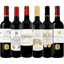 Amazon.co.jp: ボルドー赤ワイン セット 美味しい赤ワイン 飲み比べ 6