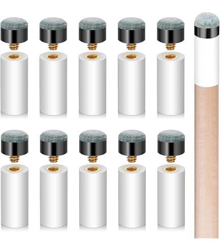 Amazon.co.jp: Angoily 青レザー製ビリヤードキューチップ30個入り