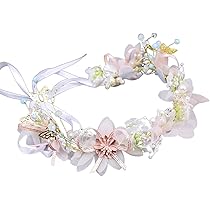 Amazon.co.jp: ハナ（HANA） お花の 冠 花冠 ヘッドドレス 髪