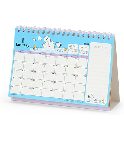 Sanrio Wall Calendar Medium 2026 Snoopy Paper