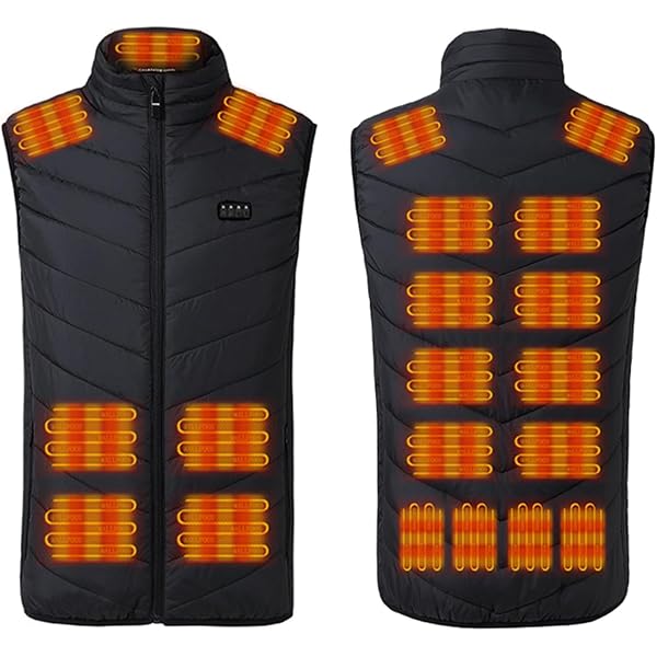 Amazon | [DOACE] 電熱ベスト 加熱ベスト 前後8箇所発熱