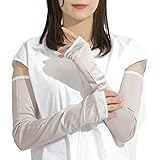 [LINOR] シルク アームカバー レディース uvカット ロング 冷感 さらさら 日焼け防止 白肌キープ