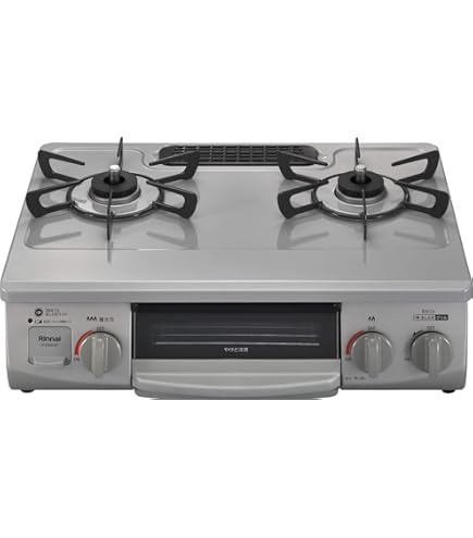 Rinnai PT22N-BKL グリル付きガステーブル 都市ガス用 ) コーナン オリジナル PortTech リンナイ ( Rinnai
