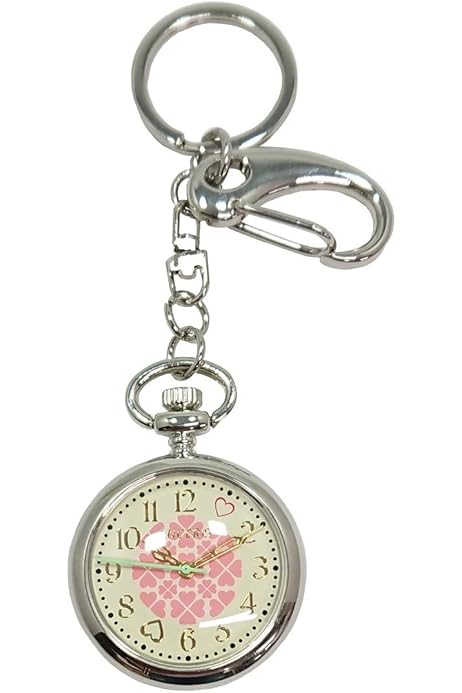 Amazon キーチェーンウォッチ ナースウォッチ キーホルダー 時計 かわいい 子供 ハート 猫 蝶 鳥 懐中時計 腕時計 通販
