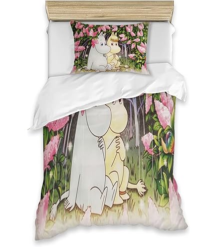Amazon｜Moomin ムーミン ちびのミイ 布団カバー 3点セット