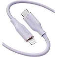Anker PowerLine lll Flow USB-C & ライトニング ケーブル MFi認証 Anker絡まないケーブル USB PD対応 シリコン素材採用 iPhone 14 / 14 Plus / 14 Pro / 14 Pro Max 